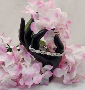 Valuated 18CT White Gold and Diamond Bracelet - IP304967