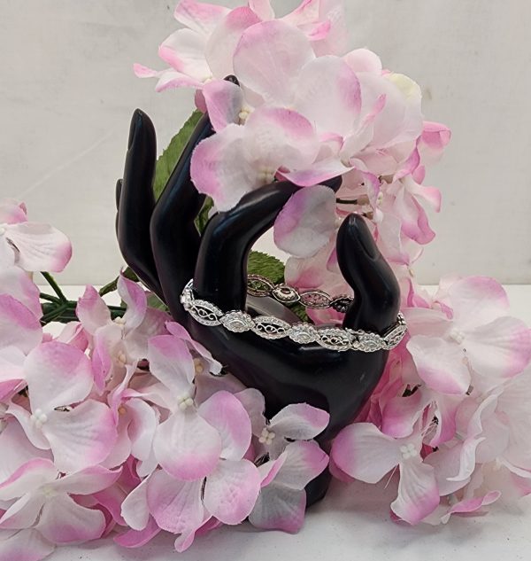 Valuated 18CT White Gold and Diamond Bracelet - IP304967