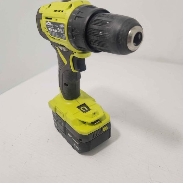 RYOBI HAMMER DRILL WITH 4.0AH BATTERY #GN374609 - Image 3