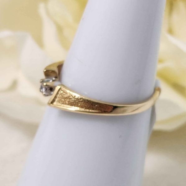 LADIES 9CT YELLOW GOLD RING #GN370815 - Image 11