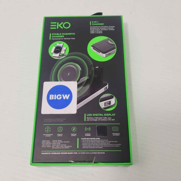 EKP 5 IN 1 PORTABLE WIRELESS CHARGER AND POWERBANK #GN371733 - Image 14