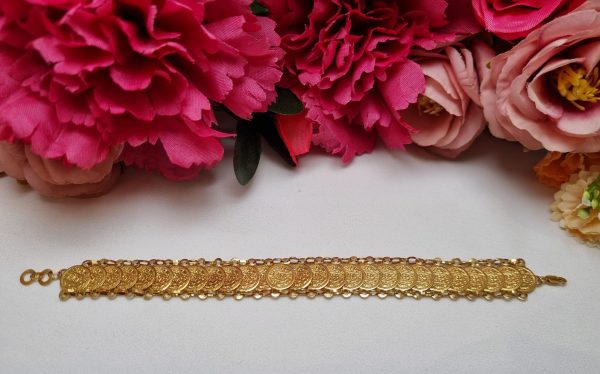 21ct Yellow Gold Coin Design Bracelet TW299974 - Image 5