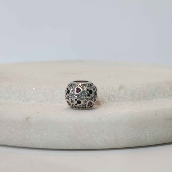 DISNEY MICKEY AND HEARTS PANDORA CHARM #GN366410-1BANGLE - Image 6