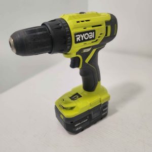 RYOBI HAMMER DRILL WITH 4.0AH BATTERY #GN374609