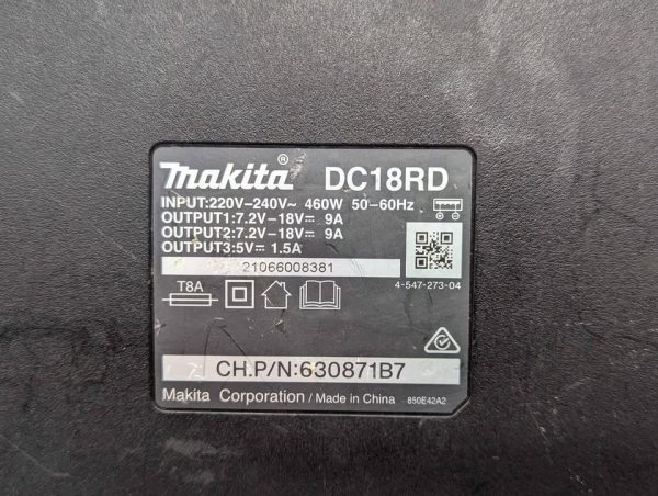 Makita 18V Dual Port Battery Charger (DC18RD) - BP365724 - Image 6