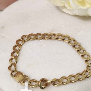 LADIES 14CT YELLOW GOLD BRACELET #GN370136
