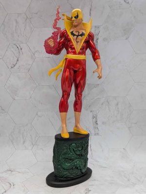 Bowen Designs Marvel Red Iron Fist Painted Statue Collectable - BP374691