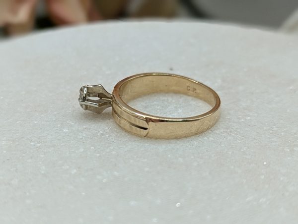 Ladies 14CT Yellow Gold Solitaire Ring (3.1gms) - BP325735 - Image 5