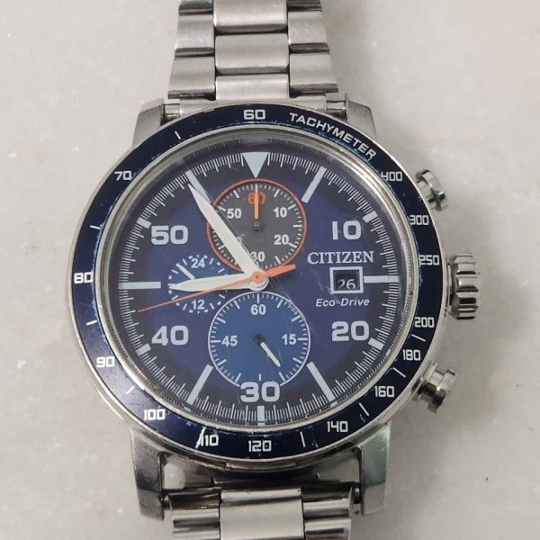 MENS BLUE CITIZEN WATCH #GN362738 - Image 7
