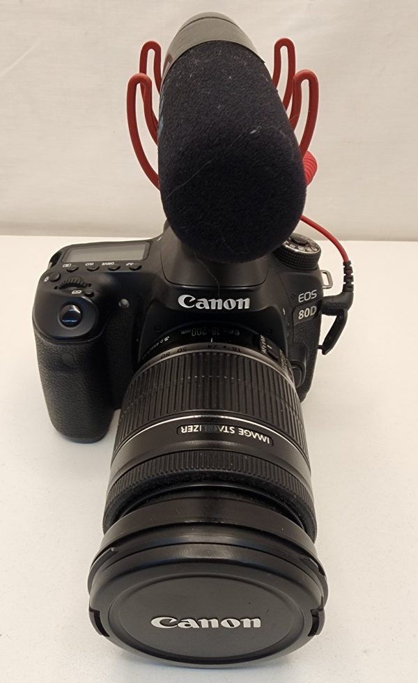Canon EOS 80D w/ EFS 18-200MM Zoom Lens and Rode Video Microphone - IP375328 - Image 14