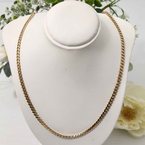 LADIES 9CT YELLOW GOLD NECKLACE #GN369909 - Image 5