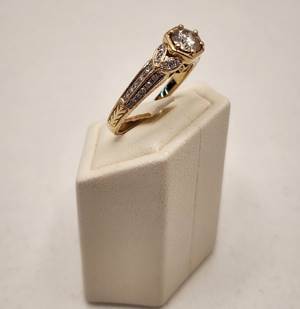 Valuated Ladies 14CT Yellow Gold Diamond Ring - IP332932 - Image 3