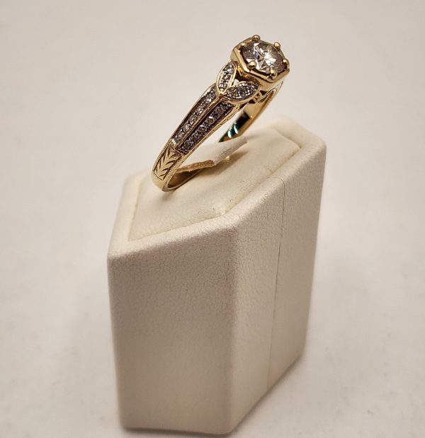 Valuated Ladies 14CT Yellow Gold Diamond Ring - IP332932 - Image 12