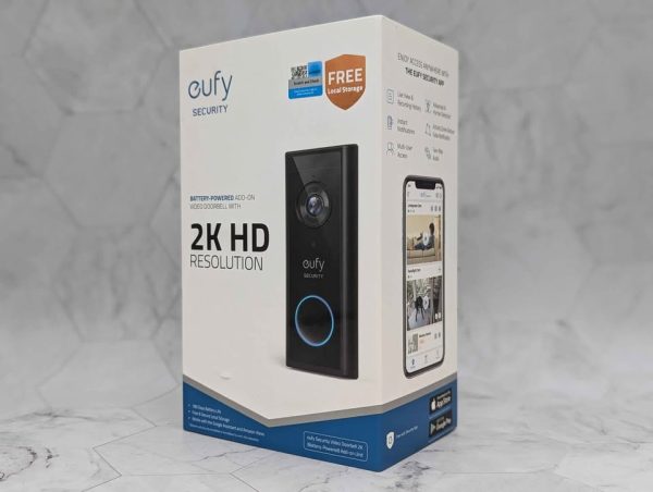 Eufy 2K HD Battery-Powered Add-On Video Doorbell - BP373467