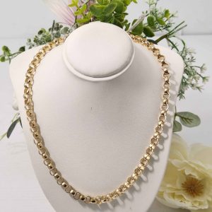LADIES 9CT YELLOW GOLD NECKLACE #GN369367