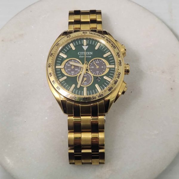 MENS GOLD CITIZEN WATCH #GN337759 - Image 8