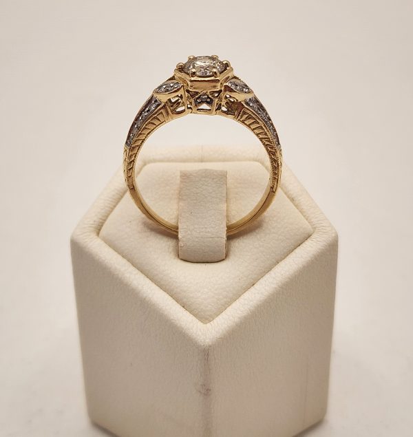 Valuated Ladies 14CT Yellow Gold Diamond Ring - IP332932 - Image 5