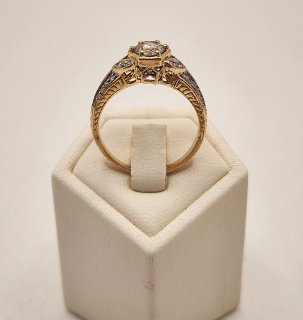 Valuated Ladies 14CT Yellow Gold Diamond Ring - IP332932 - Image 14