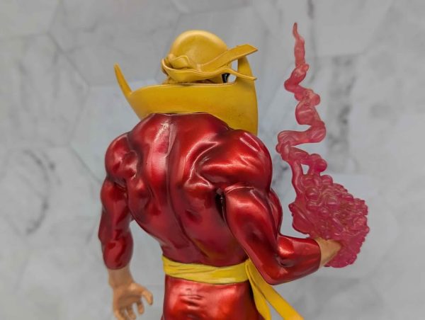 Bowen Designs Marvel Red Iron Fist Painted Statue Collectable - BP374691 - Image 7