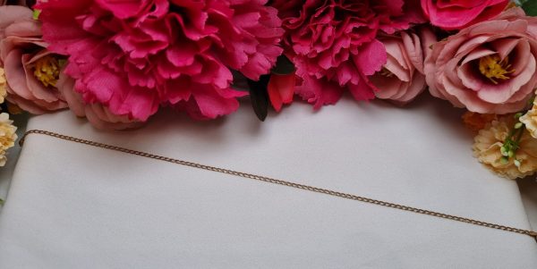 9ct Yellow Gold Thin Curb Chain Bracelet TW317662 - Image 8