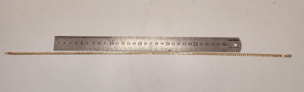 Unisex 9CT Yellow Gold Curb Necklace 50CM - IP355107 - Image 10