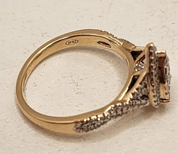 Ladies 9CT Tear Drop Diamond Ring - IP354622 - Image 20