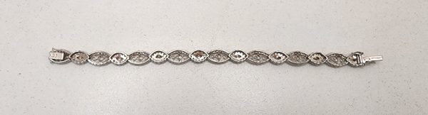 Valuated 18CT White Gold and Diamond Bracelet - IP304967 - Image 15