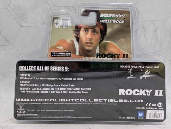 Greenlight Collectibles Rocky II 1979 Pontiac & 1981 Chevrolet C-10 Collectable Model Cars- BP375466 - Image 6