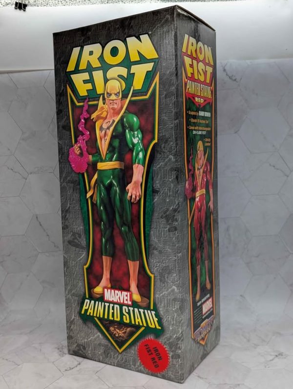 Bowen Designs Marvel Red Iron Fist Painted Statue Collectable - BP374691 - Image 9