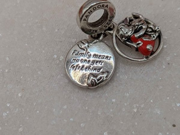 Pandora Sterling Silver Lilo & Stitch Dangle Charm (3.7gms) - BP375375 - Image 9