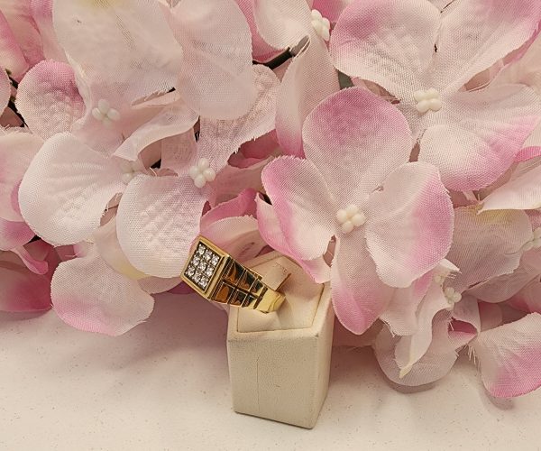 Men's 9CT Yellow Gold Ring - IP368807 - Image 4