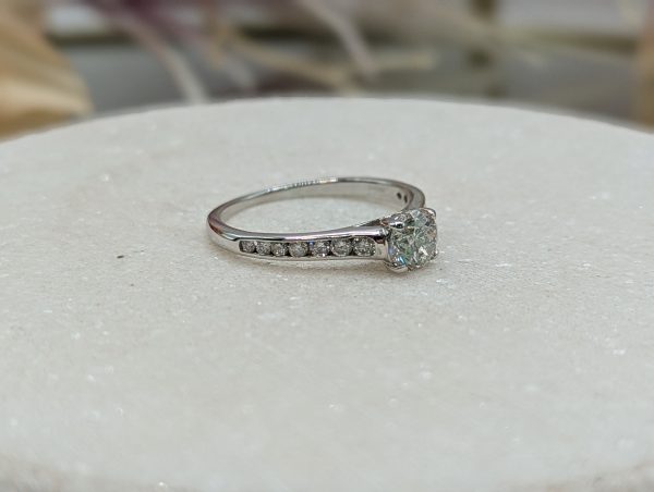 Lady's 18CT White Gold and Diamond Engagement Ring (2.57gms) - BP302647 - Image 6