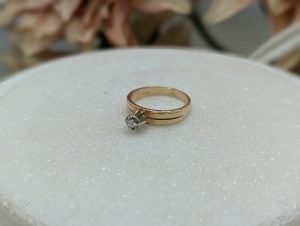 Ladies 14CT Yellow Gold Solitaire Ring (3.1gms) - BP325735
