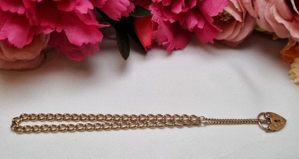 9ct Yellow Gold Heart Locket Bracelet TW294142 - Image 7