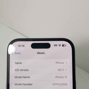 APPLE IPHONE 15 PLUS MOBILE PHONE #GN360714