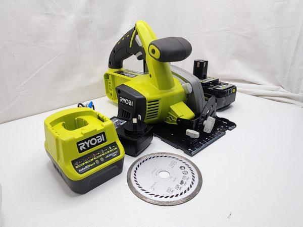 Ryobi Tile Saw w/ 6Ah Batt & Charger - IP371230 - Image 3