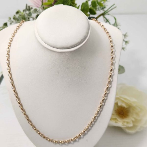 LADIES 9CT YELLOW GOLD NECKLACE - Image 6