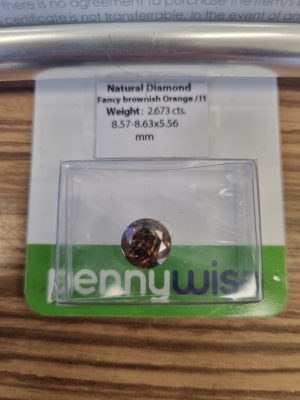 2.67ct Fancy Cognac Diamond - TW338488