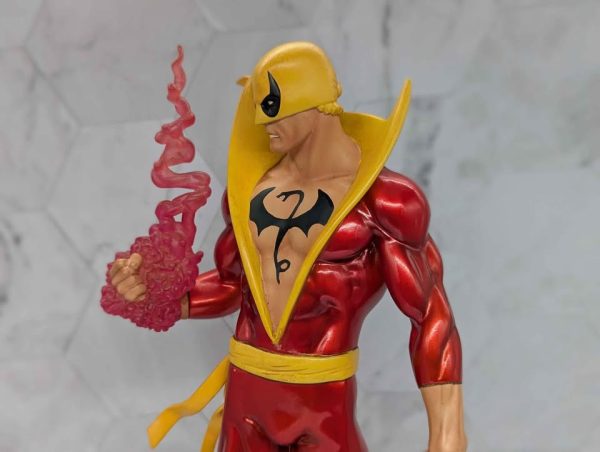 Bowen Designs Marvel Red Iron Fist Painted Statue Collectable - BP374691 - Image 2
