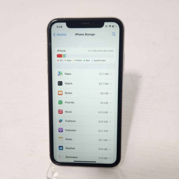 APPLE IPHONE 11 MOBILE PHONE #GN372897 - Image 9