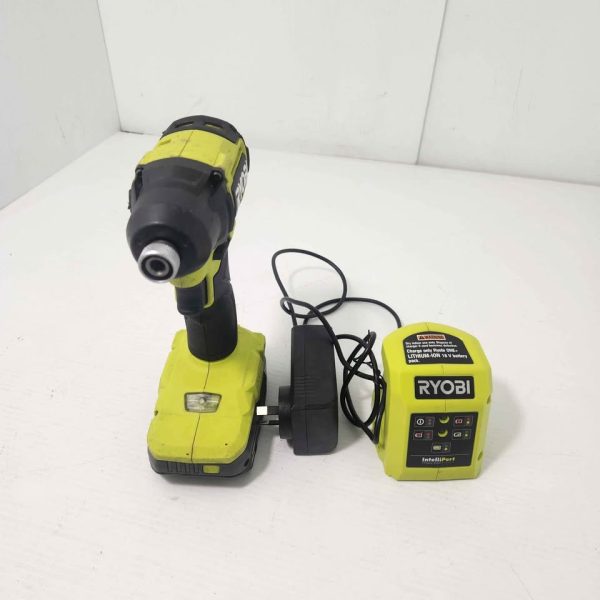 RYOBI IMPACT DRIVER WITH 2.0AH BATTERY AND CHARGER #GN374608 - Image 7