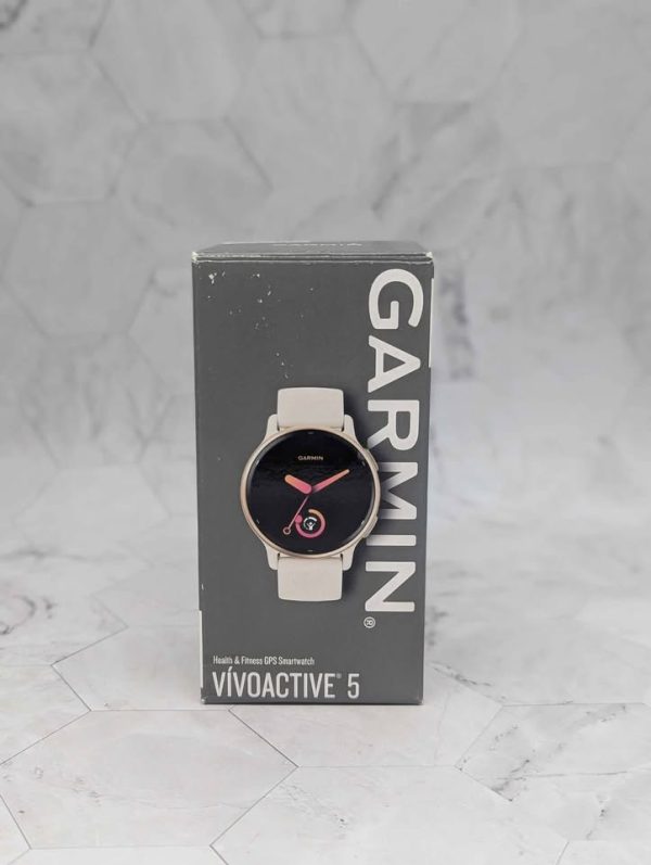 Ladies White Garmin Watch VIVOACTIVE 5 Fitness GPS Smartwatch - BP371880 - Image 2