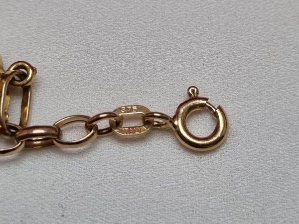 9ct Yellow Gold Charm Bracelet TW357421 - Image 9