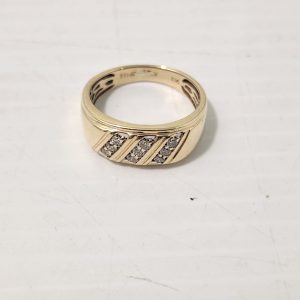 Mens 9ct Yellow gold ring #GN354972