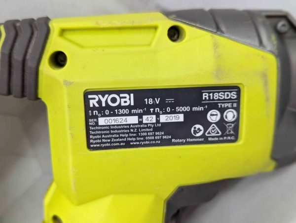 Ryobi 18V ONE+ SDS Rotary Hammer Skin-Only (R18SDS) - BP370325 - Image 4