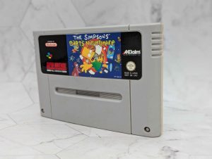 Super NES The Simpsons Bart's Nightmare Game Cartridge (PAL Version) - BP370324