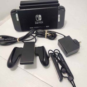 NINTENDO SWITCH WITH DOCK AND LEADS #GN375157