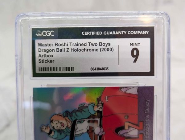 CGC Graded DragonBallZ Master Roshi Trained Two Boys Holochrome Card 2000 (Mint 9) - BP374168 - Image 2