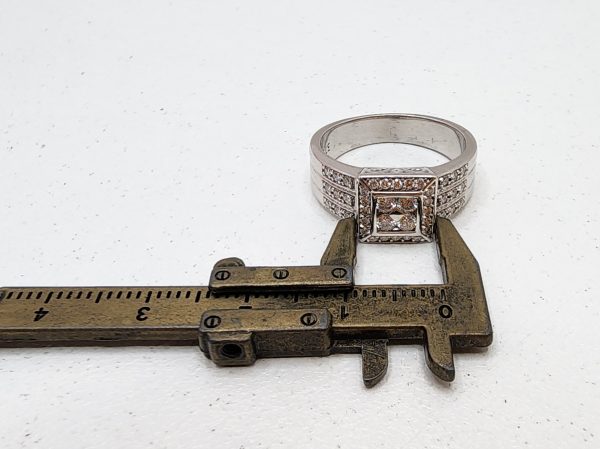 Valuated 9CT White Gold and Diamond Halo Ring - IP194253 - Image 11