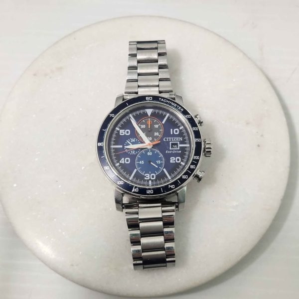 MENS BLUE CITIZEN WATCH #GN362738 - Image 6
